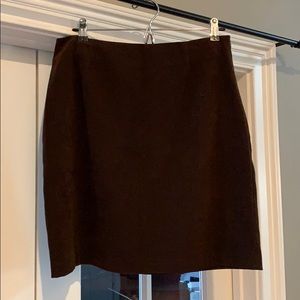 Chocolate brown skirt. 🤎